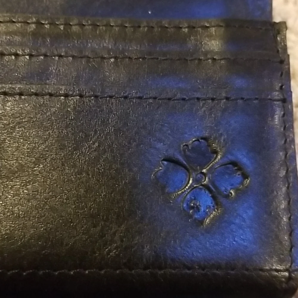 NWT! PATRICIA NASH White with black lace wallet